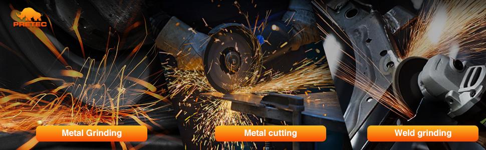 Cut Off Wheels 4-1/2", PRETEC 50+5 Pack Metal Cutting Wheel,Thin 4.5” Metal & Stainless Steel Fast Cutting Discs for Angle Grinder - 7/8" Arbor Hole