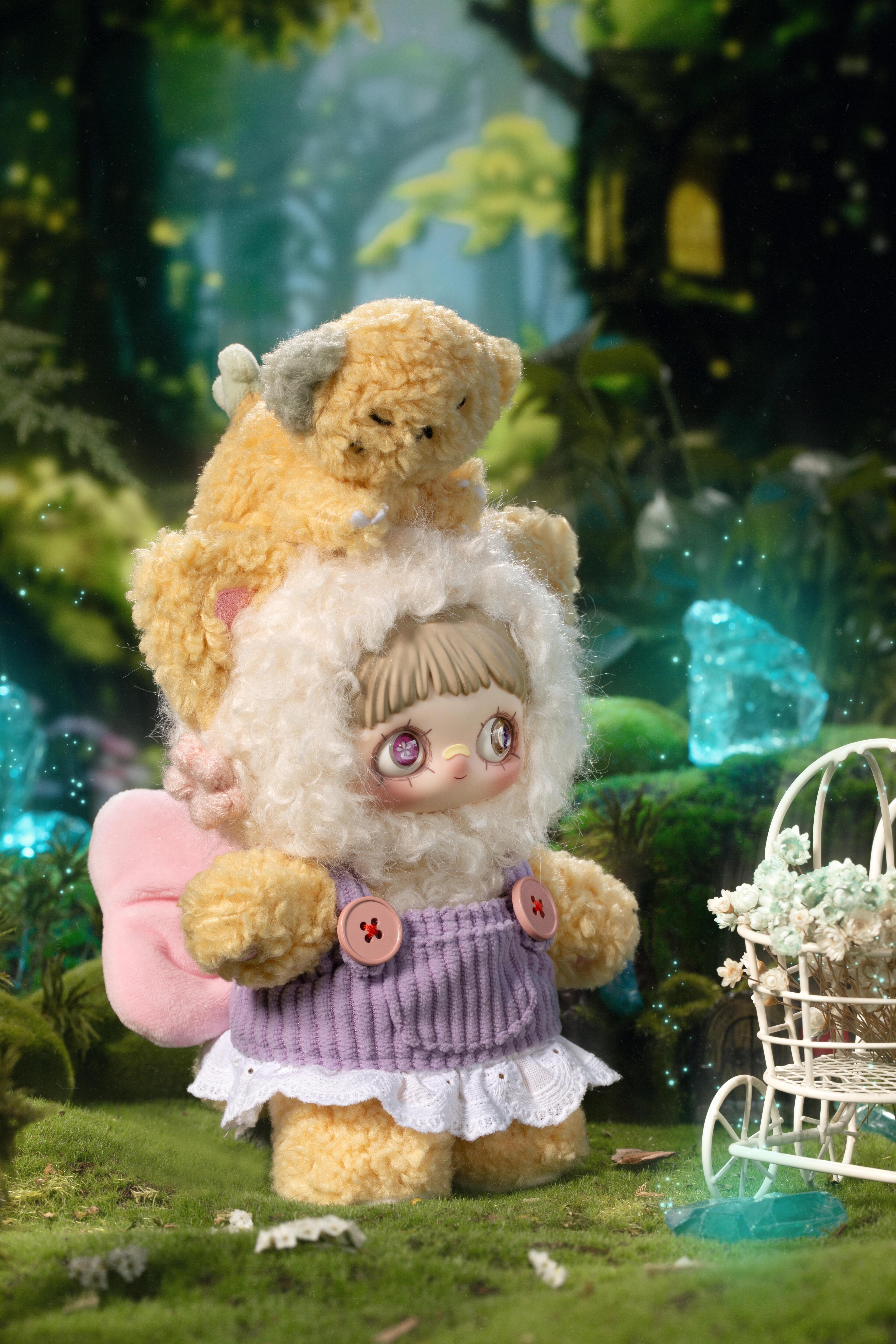 Maymei Symbiote Neverland Series Plush Blind Box V4, Kawaii Twin Secret Realm Series Stuffed Blind Box Doll  Mystery Plush Toys Collectible Birthday Christmas Gifts for Girls