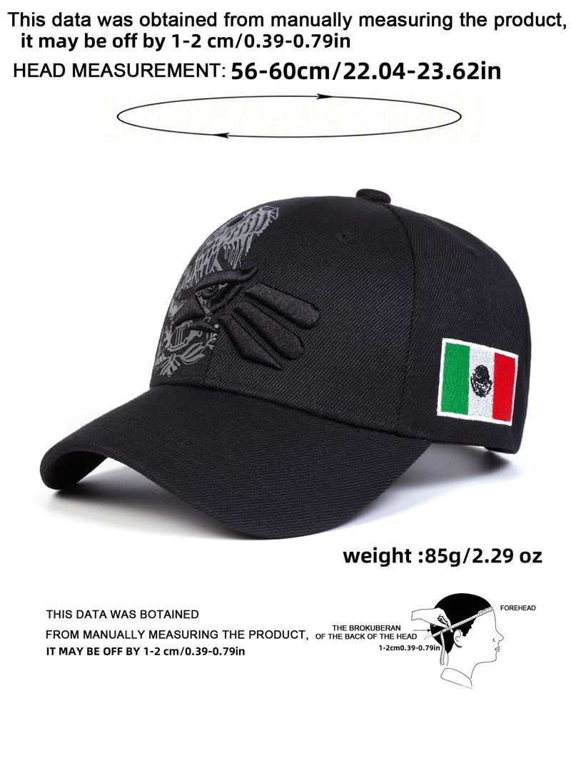 Unisex Eagle Baseball Cap Adjustable Sun Protection Hat for Outdoor Travel Beach Vacation, Casual Fitted Animal Pattern Hat, Animal Print Snapback