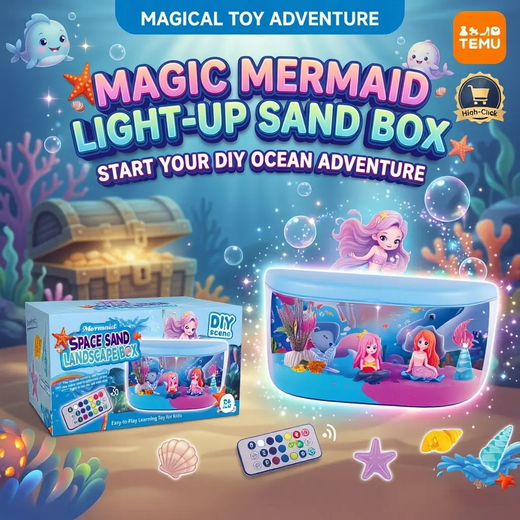 Mermaid-themed DIY Scene Gift Box Set