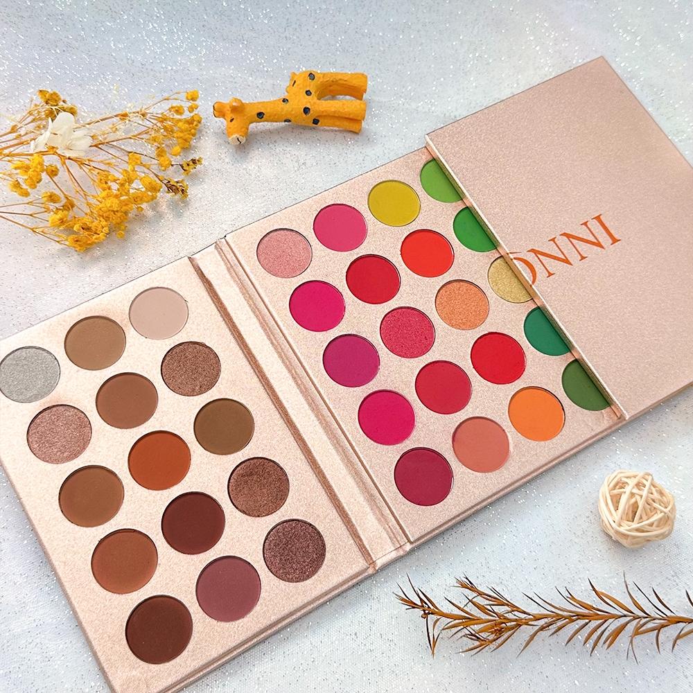 65 Color Eyeshadow Palette, Long Lasting Highly Pigmented Shimmer & Matte Shades Palette, Colorful Eye Makeup Products for All Styles and Occasions
