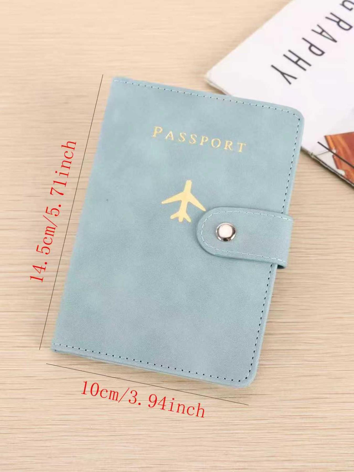2026 New Passport Holder Portable Document Organizer PU Material Travel Passport Bag Multi-Function Passport Protector Card Folder Passport Wallet Passport Cover Travel Accessories