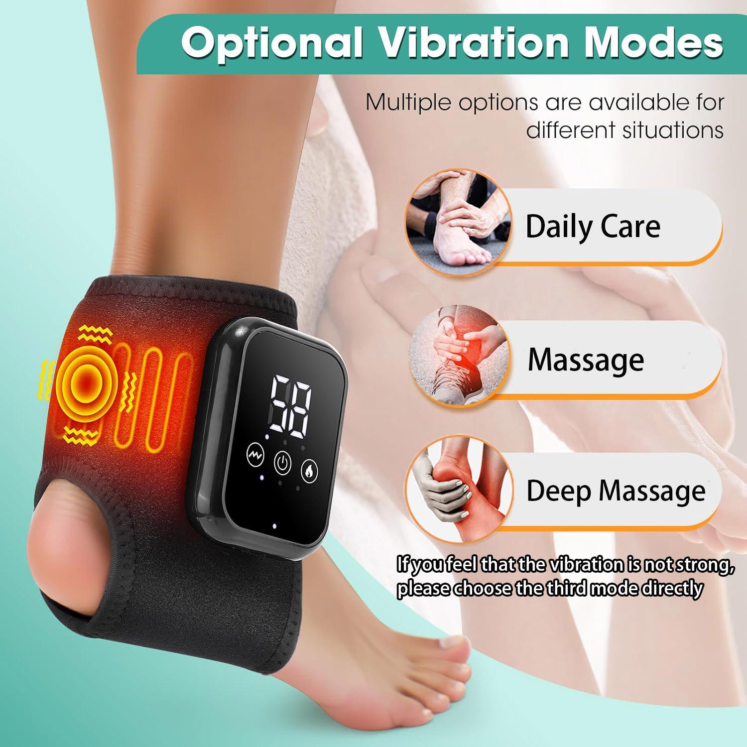 Electric Heated Foot Massager, Wireless Ankle Heating Pad, Portable Foot Warmer, Rechargeable Spa Tool for Men and Women, USB Rechargeable, Usb Rechargeable Massagers (1 Piece or 2 Pieces) detail 4