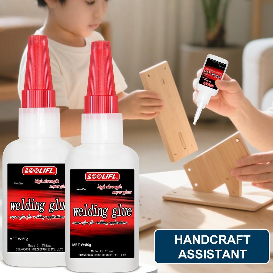 Super Strong Adhesive Glue, Transparent Glue Adhesive, 50g/bottle, Universal Tape Sealer, Fast Drying, Suitable for Projects & Repairs