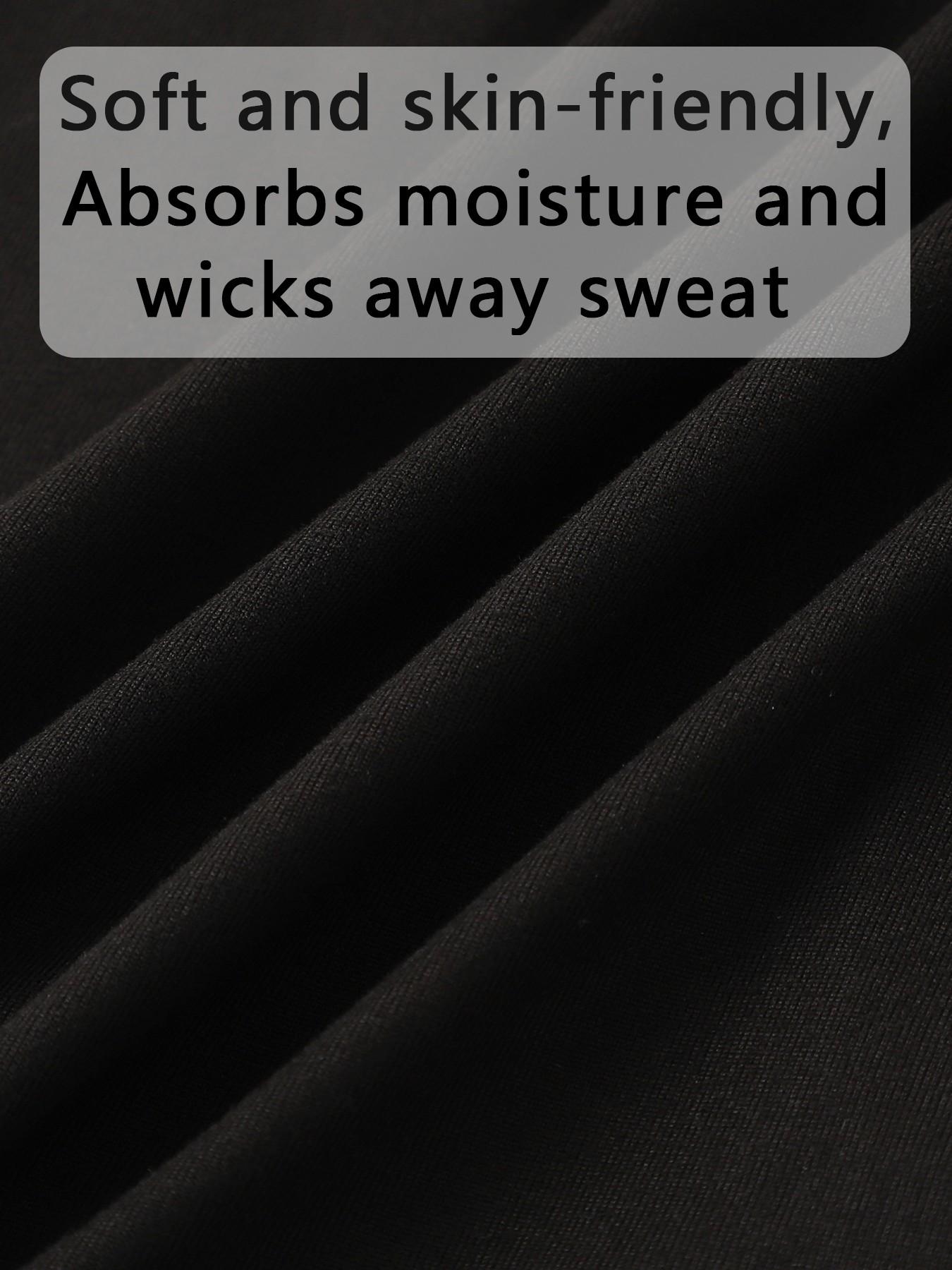 Black men's boxer briefs | HELLO printed waistband | soft and breathable underwear