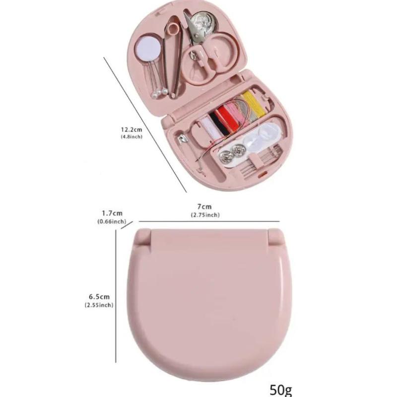 Portable Mini Sewing Kit, 1 Set Travel Sewing Tool Kit, Sewing Supplies for Home & Travel, Sewing Accessories for Daily Use, Sewing Supplies Crafts