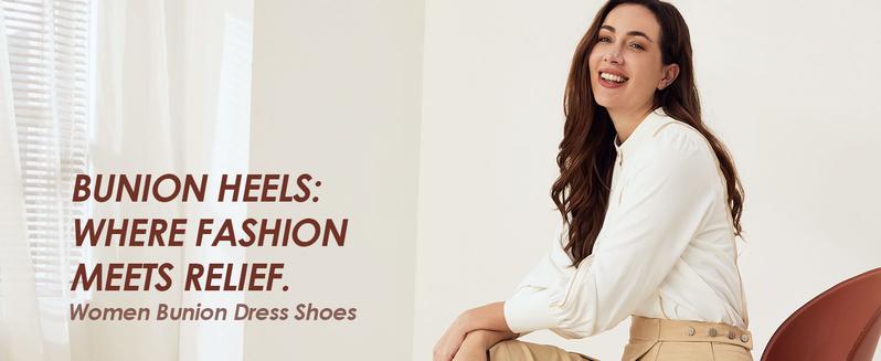 Ortho+rest Women Bunion-Friendly Dress Shoes Low Heel Slip on Loafers Pumps Footwear Girl Elegant Stylish