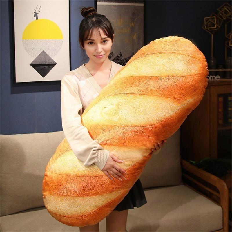 Bread Design Plush Toy Super Soft Fluffy for Boys & Girls Gift, Creative Stuffed Toys for Kids & Pet, Gift for Her, Girl's Gift