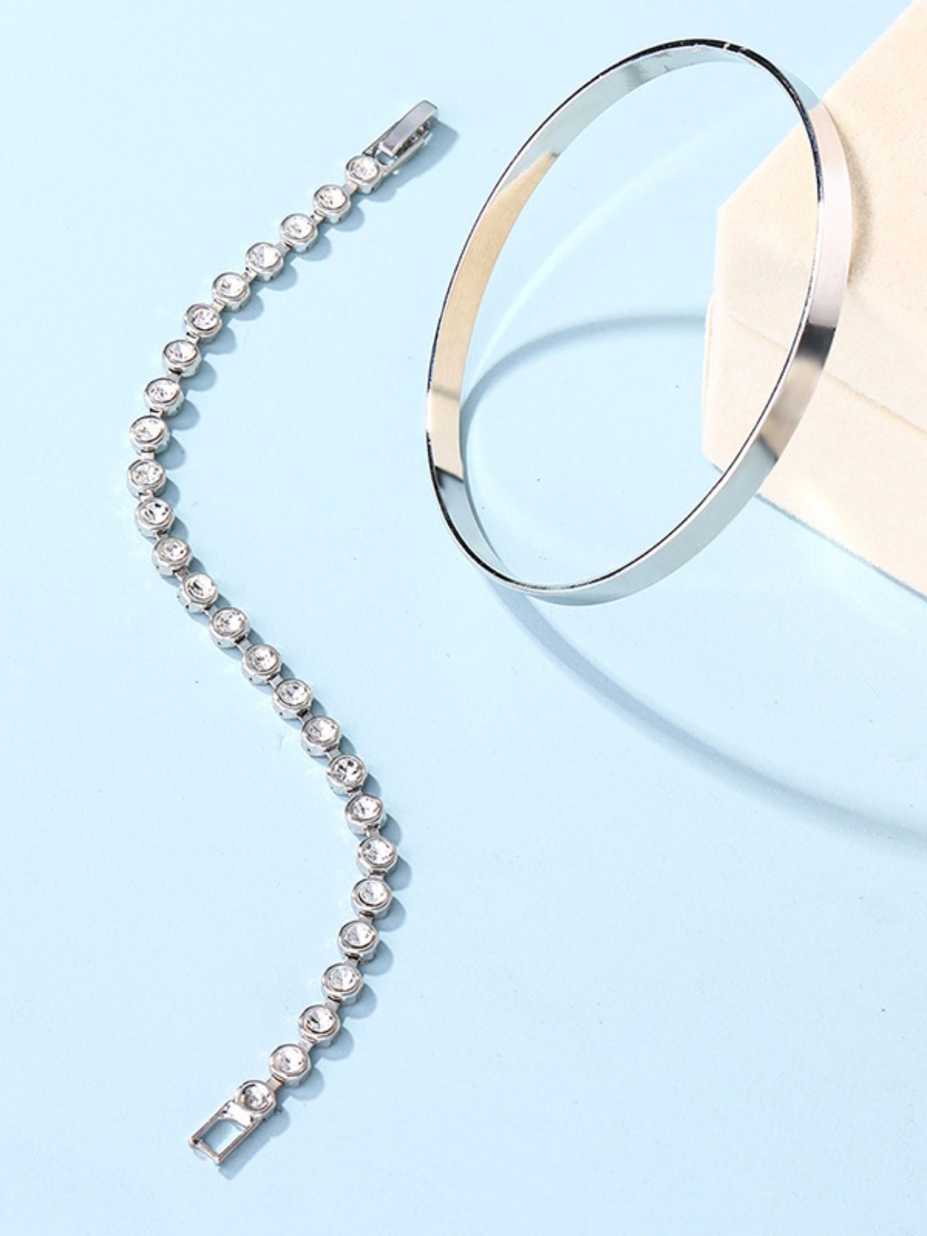 Vintage Jewelry Fashion Diamond Bracelet, Elegant Accessory for Women, Perfect Gift Idea, Timeless Style Statement Piece