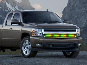 Nilight 4PCS 6LED Amber & Green Strobe Lights – Surface Mount Flashing Lights with Sync Feature | Ultra Slim 12V/24V for Cars, Trucks, Vans & Off Road Vehicles