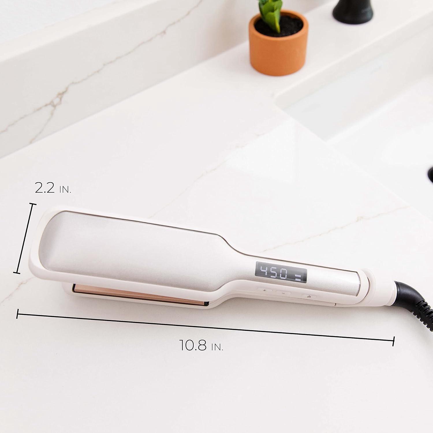 The 2 inch Hair Straightener Iron is a professional ceramic flat iron designed for hair styling. It's infused with argan oil and keratin, aiming to reduce frizz and make your hair shinier and smoot Therapy Comfort iscan portable results whimsical umbrella