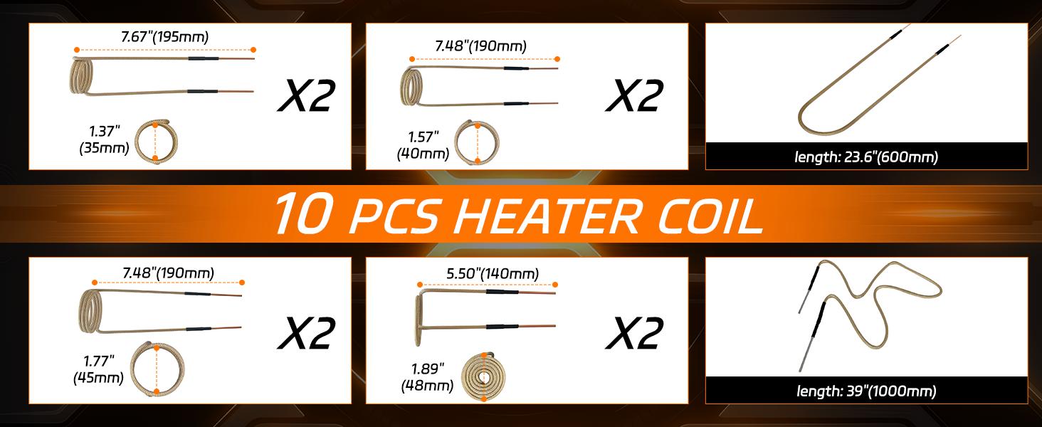SOLARY Induction Heater Kit 110V Fast Rusty Bolt Removal Handheld Automotive Tool