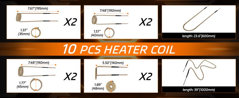 SOLARY Induction Heater Kit 110V Fast Rusty Bolt Removal Handheld Automotive Tool