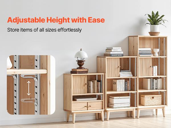 VEVOR Shelf Pilaster, 36.3-inch 6 Pack, Adjustable Shelf Brackets Steel Mortise Mount Pilaster Strip Standards with 24 Screws, Suitable for Wall Shelving System Cabinet Closet Organization