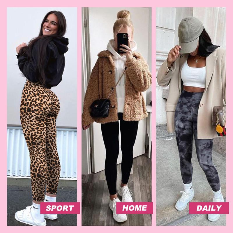 Viconow Black High Waisted Leggings for Women - Buttery Soft Workout Yoga Athletic Leggings Breathable Comfortable Viconow Black High Waisted Leggings for Women - Buttery Soft Workout Yoga Athletic Leggings Breathable Comfortable