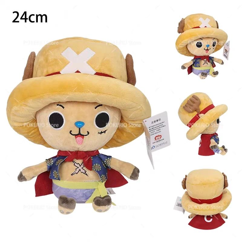 NEW Hot One Piece Plush Toys Monkey Luffy Gum Gum Fruit Ace Law Soft Stuffed Doll Tony Tony Chopper Cos Sanji Sabo Birthday Gift