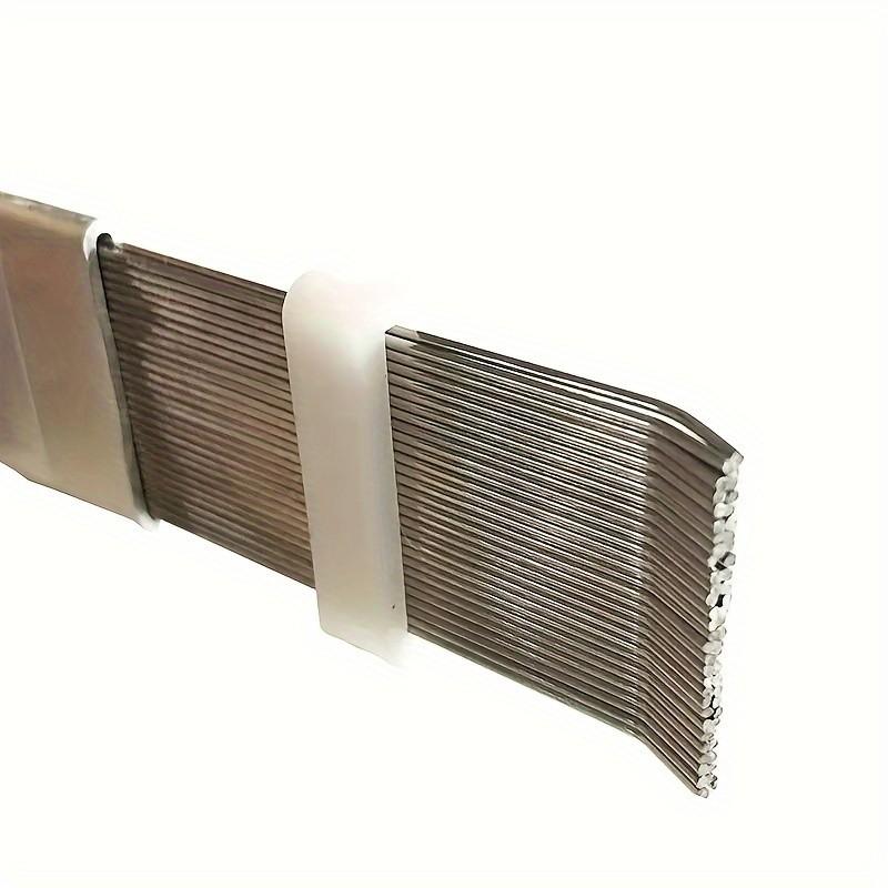 Stainless Steel Fin Cleaning Brush, Air Conditioning Duct Straight Edge Brush, Effective Dust Removal, Hvac Maintenance Tool