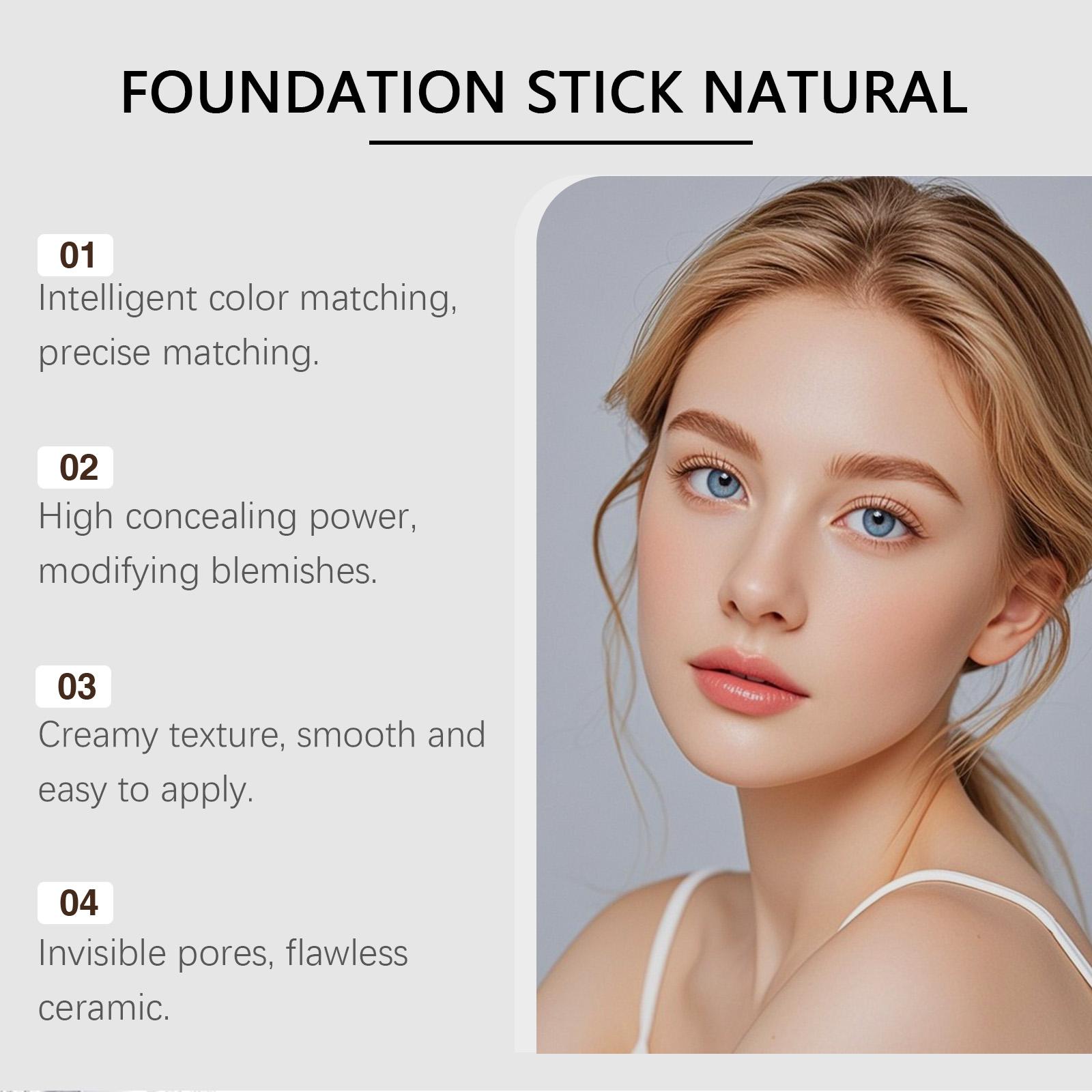 AMZ 2-in-1 Color Changing Foundation Stick | Full Coverage Concealer