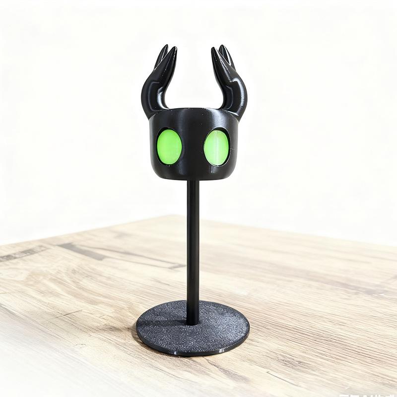 Hollow Knight Design Earphone Stand, Creative Cartoon Desktop Organizer, Compatible with AirPods/earphones, Gaming Player Style