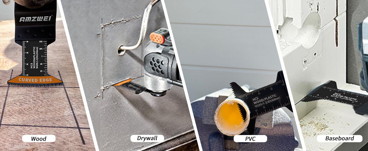 80-120PCS Titanium Oscillating Tool Blade, Professional Bi-Metal Multitool Blades Kits for Wood Nails, Metal, Plastic, with Japanese Teeth Fit Dewalt Milwaukee Bosch Worx Ryobi