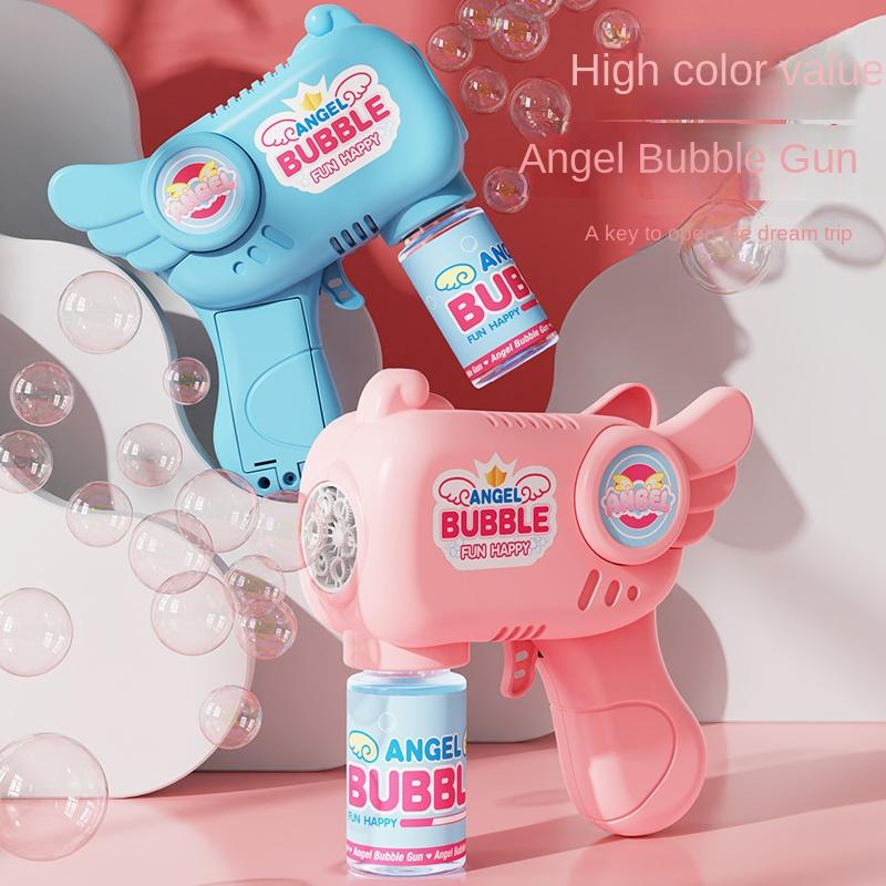 2026 Fully Automatic Bubble Gun Electric Soap Rocket Blower, Portable Outdoor Wedding Party Toy, Kids Space Toy Birthday Gift