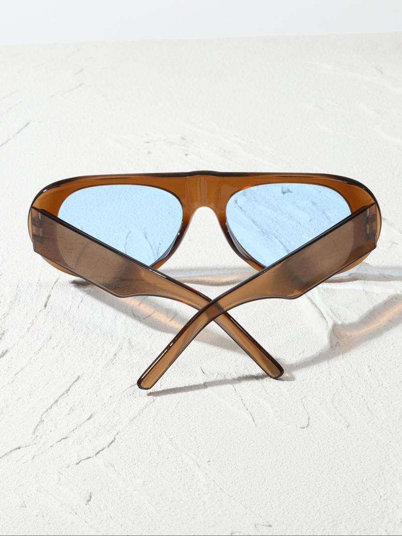 Unisex Vintage Style Sunglasses, Classic Shades, Summer Trendy Casual Sunglasses for Everyday Use, Fashion Sunglasses for Outdoor Activities