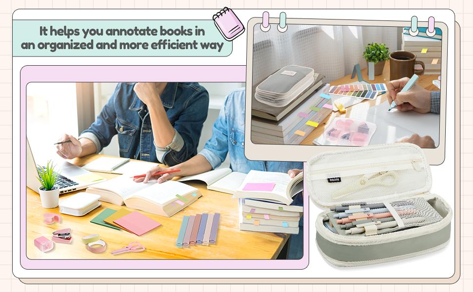 69pcs Bible journaling Kit for Christian Bible Study Supplies with Pencil Case Gel Pen Marker Highlighter Transparent Sticky Notes Index Tab Aesthetic Annotation Kit School Stationery Easter Kit Gift for Student Teenagers Daughter Teacher Christian