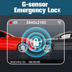 Dash Camera for Cars,4K Full UHD Car Camera Front Rear with Free 32GB SD Card,Dashcams for Cars with Night Vision,24 Hours Parking Mode,WDR,G-Sensor,Motion Detection, Professional Direct