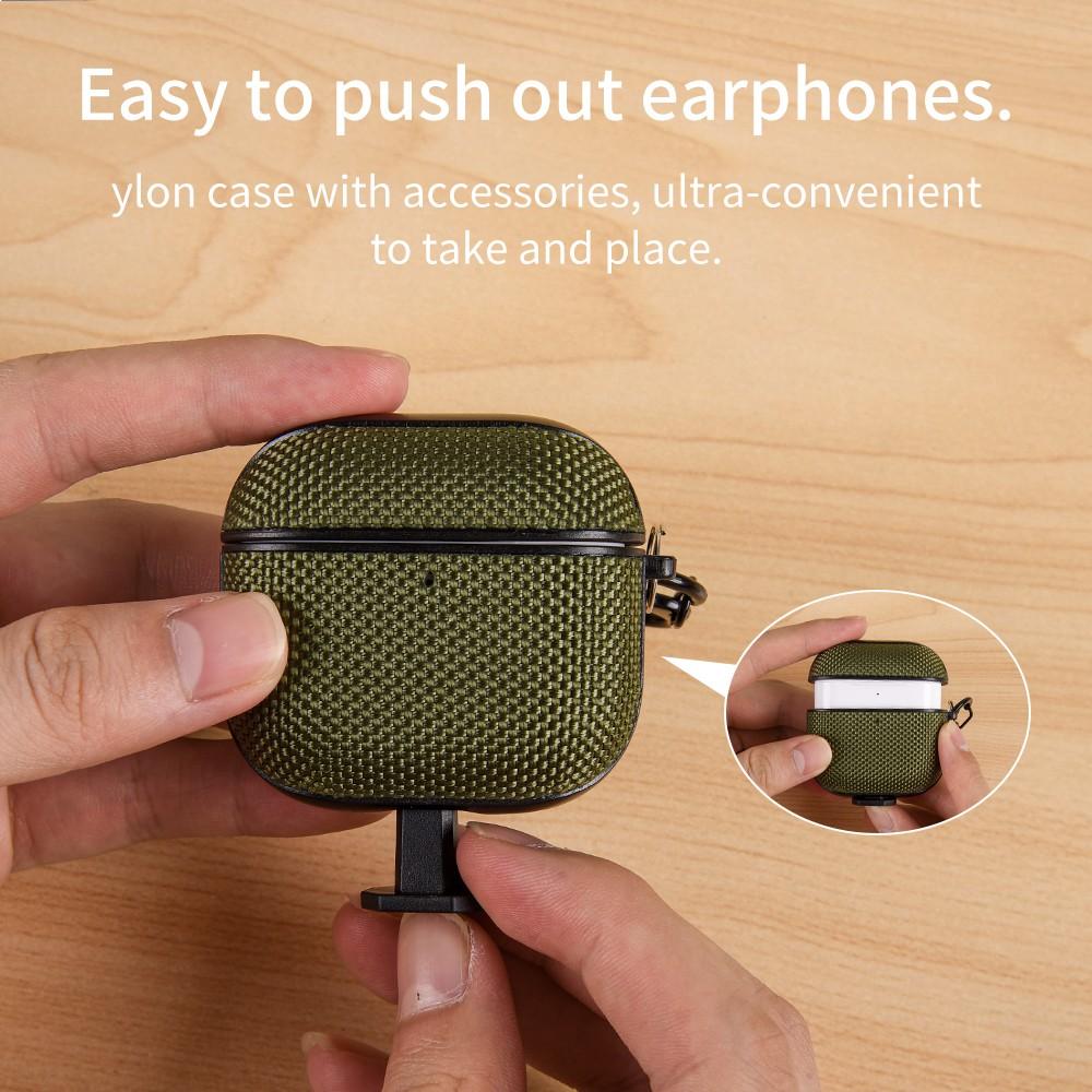 Protective Case + Cleaning Pen Set, Headphone Accessories, Scratch-Resistant Shockproof Design for AirPods 4th Gen, Comfortable Nylon Texture, Bottom Charging Port