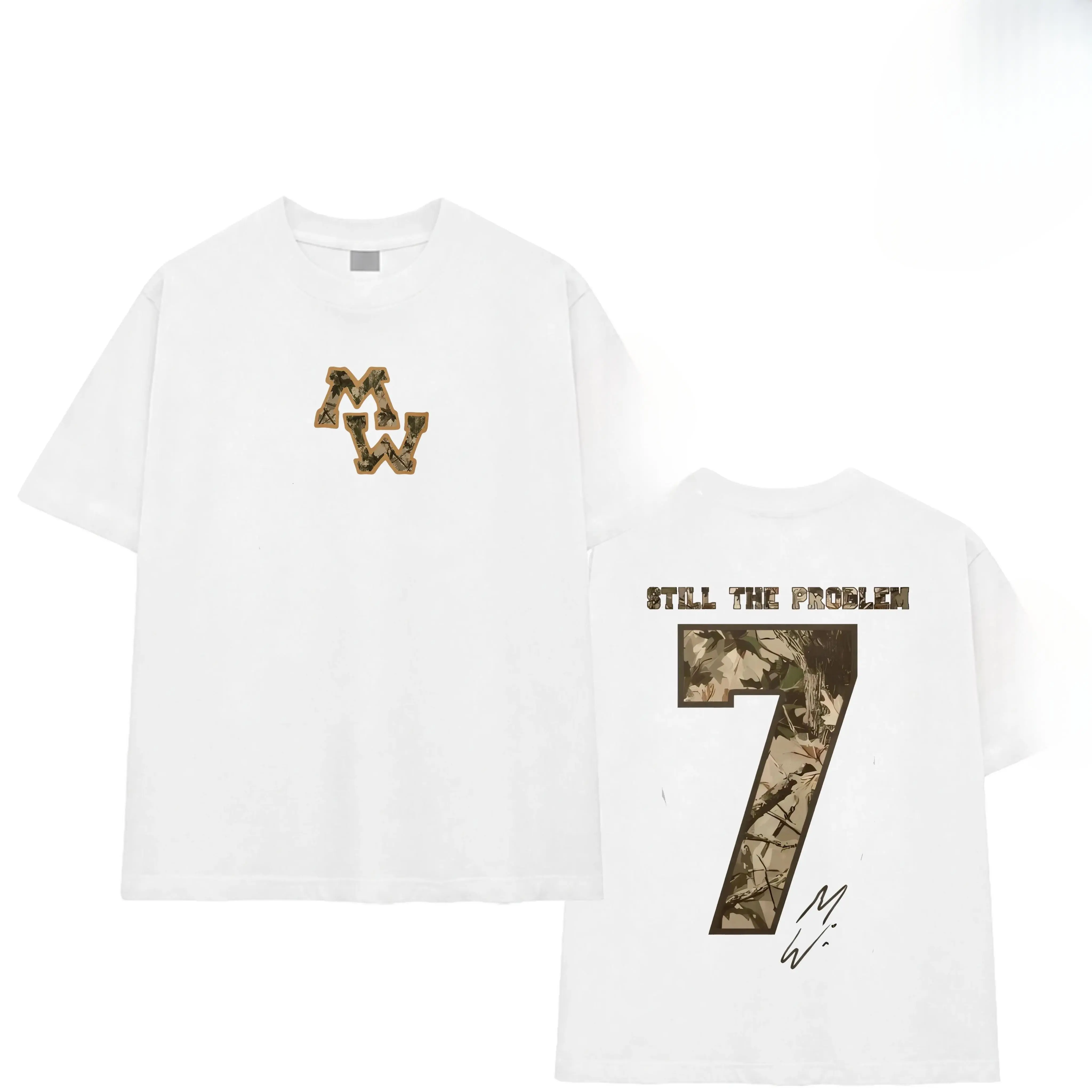 Western Morgan Camo Cotton Graphic Fitted Short-Sleeve Comfortable Country T-Shirt, Vintage Country Music Merch, Still The Problem Tour 2026 Fan Gift for MW Fans