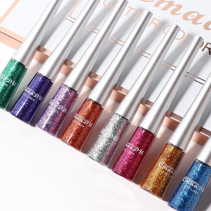 16 Color Glossy Eyeliner Set Makeup Glitter Full Color Eyeshadow Waterproof Highlight Liquid Party Stage Cosmetic Tools Holiday Gift 16 Color Glossy Eyeliner Set Makeup Glitter Full Color Eyeshadow Waterproof Highlight Liquid Party Stage Cosmetic Tools Holiday Gift