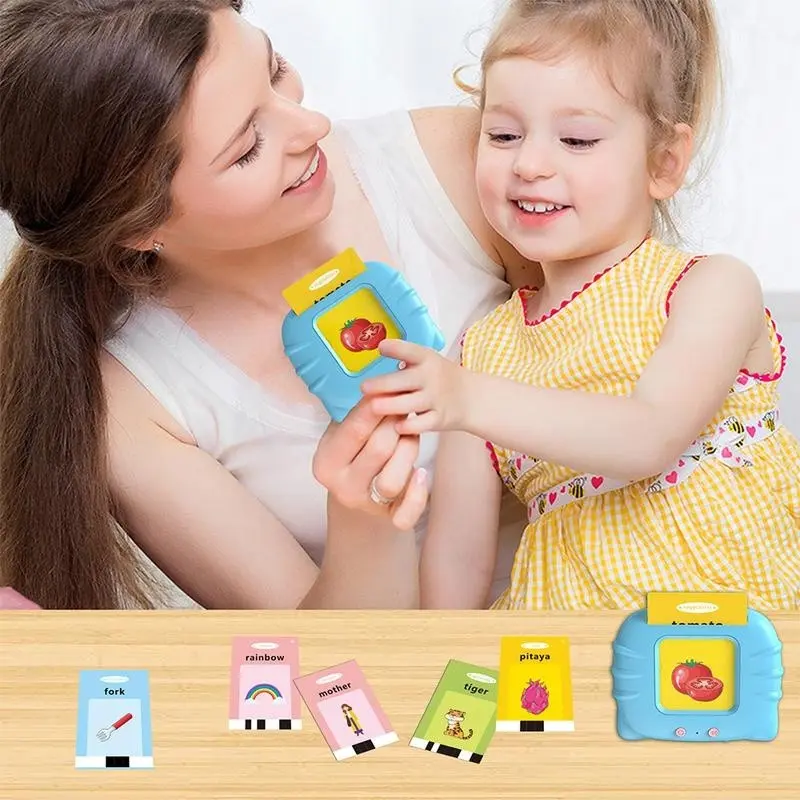Bilingual Kindergarten Toy, 224 Common Words for Language Learning, Ideal for Pronunciation Practice, Daily Life Theme