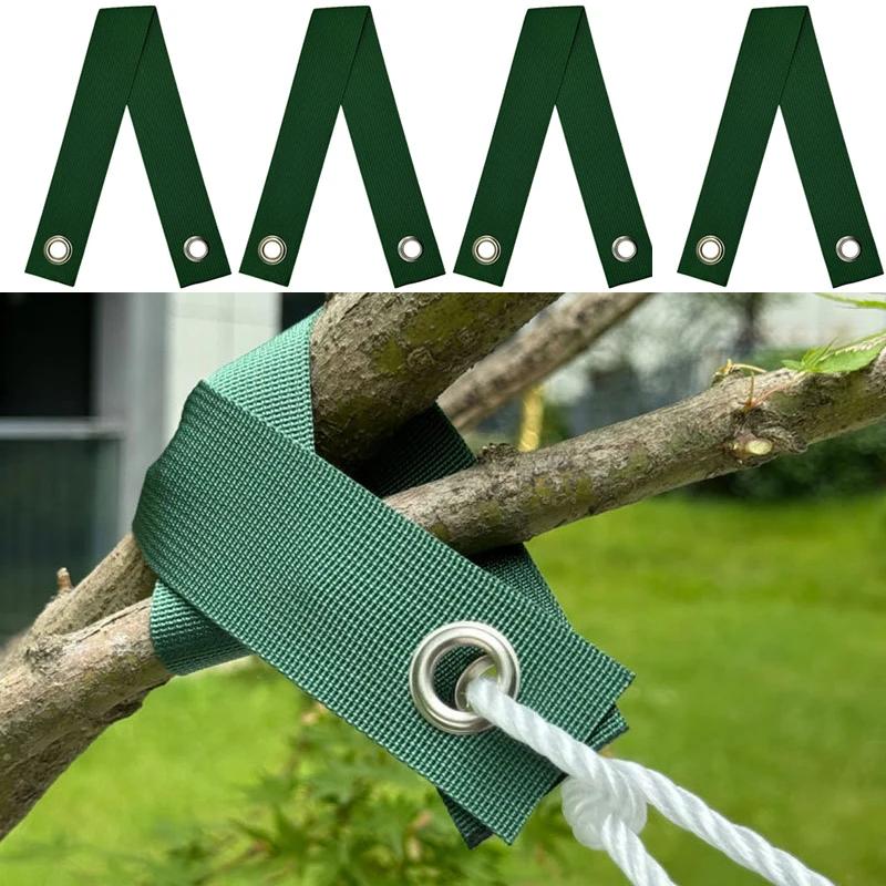 4/6Pcs Tree Support Straps, Durable Plant Stabilizer Bands for Seedlings, Wind & Hurricane Protection, Practical Garden Tree Fixing Accessories for Outdoor Plants