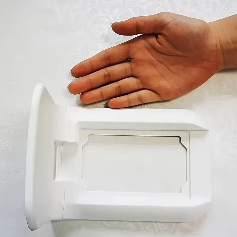 Space-Saving Socket Rack Wall Mount, Decorative Easy Installation, Supports Smart Home Speakers and Devices, Max Weight 10 Lbs, Abs Material