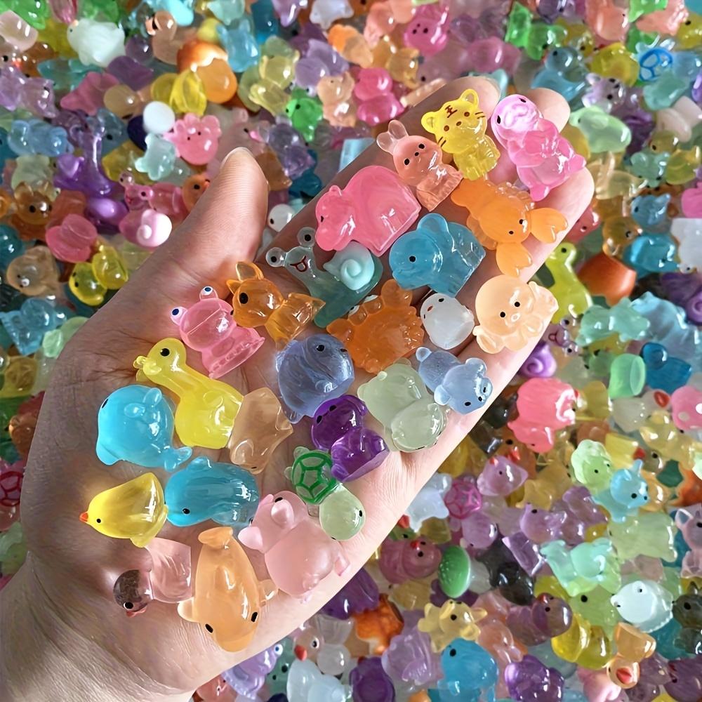 Mini Glow-In-The-Dark Animal Mushroom Resin Models Figurines, Surprise Mystery Pack, Home Decor, Fairy Garden, Birthday Party Gift, DIY Crafts