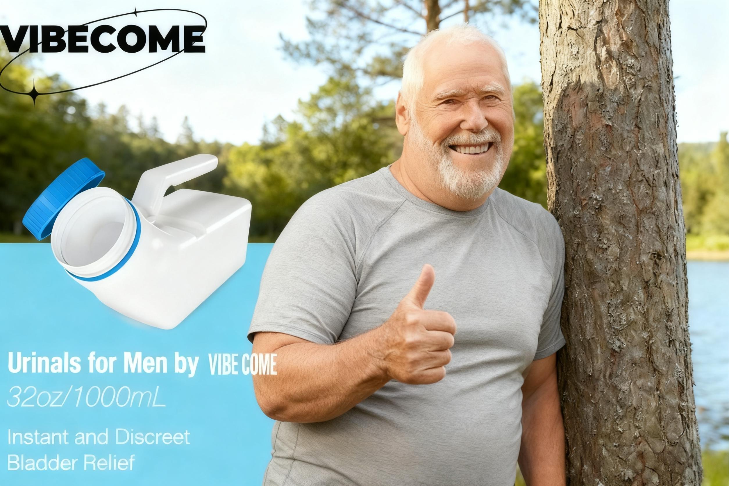 Men's Urinal 1000ML/32oz, Leak-Proof Spiral Cap, Lightweight Multi-Purpose Portable Urinal, Ideal for Travel, Camping, Home Use Men's Urinal 1000ML/32oz, Leak-Proof Spiral Cap, Lightweight Multi-Purpose Portable Urinal, Ideal for Travel, Camping, Home Use