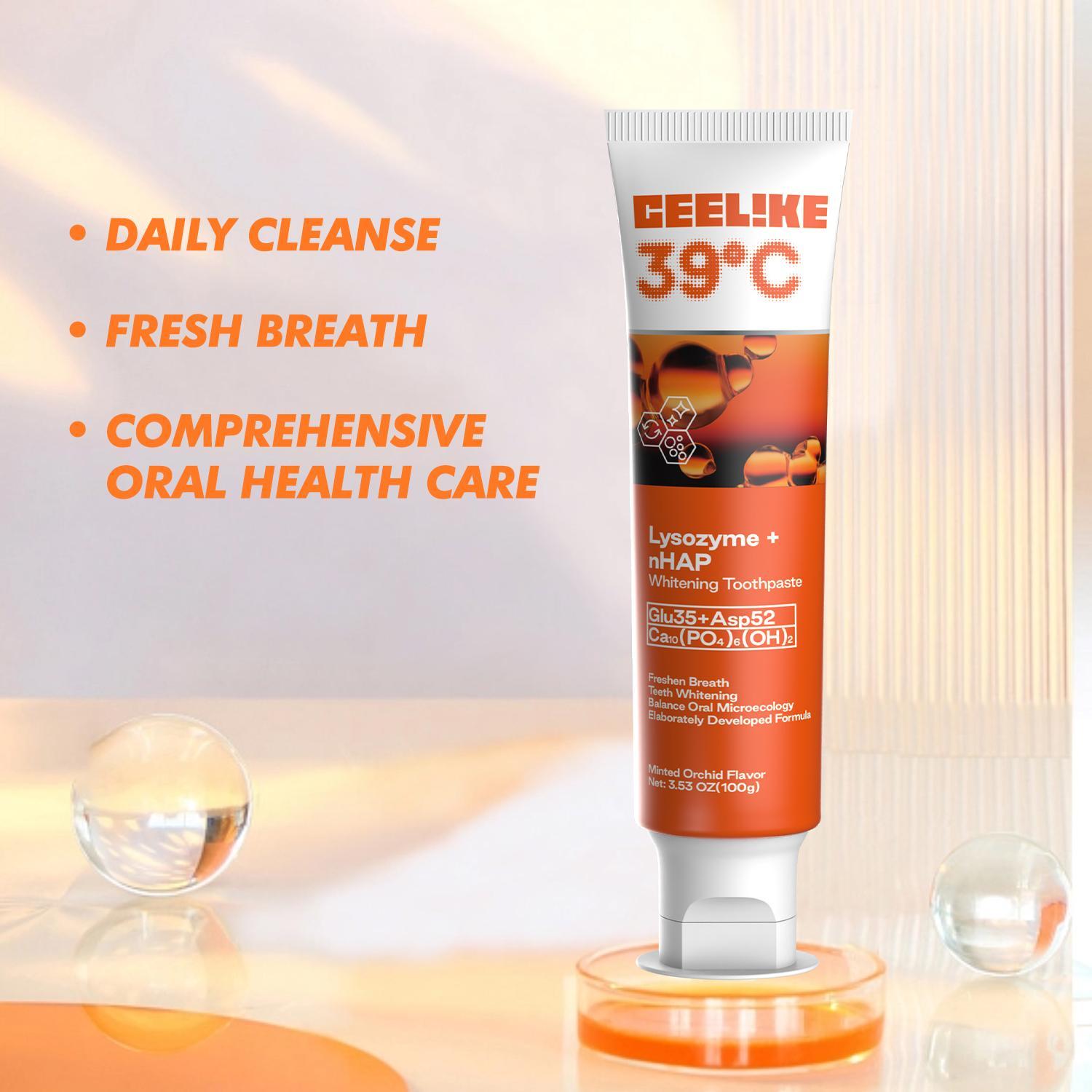 CEELIKE 3-Sided Toothbrush + 2 Toothpaste Set – 360° All-Around Cleaning, Gentle Care, Ideal for Daily Oral Care, Travel-Friendly Design, Available in Multiple Combinations.