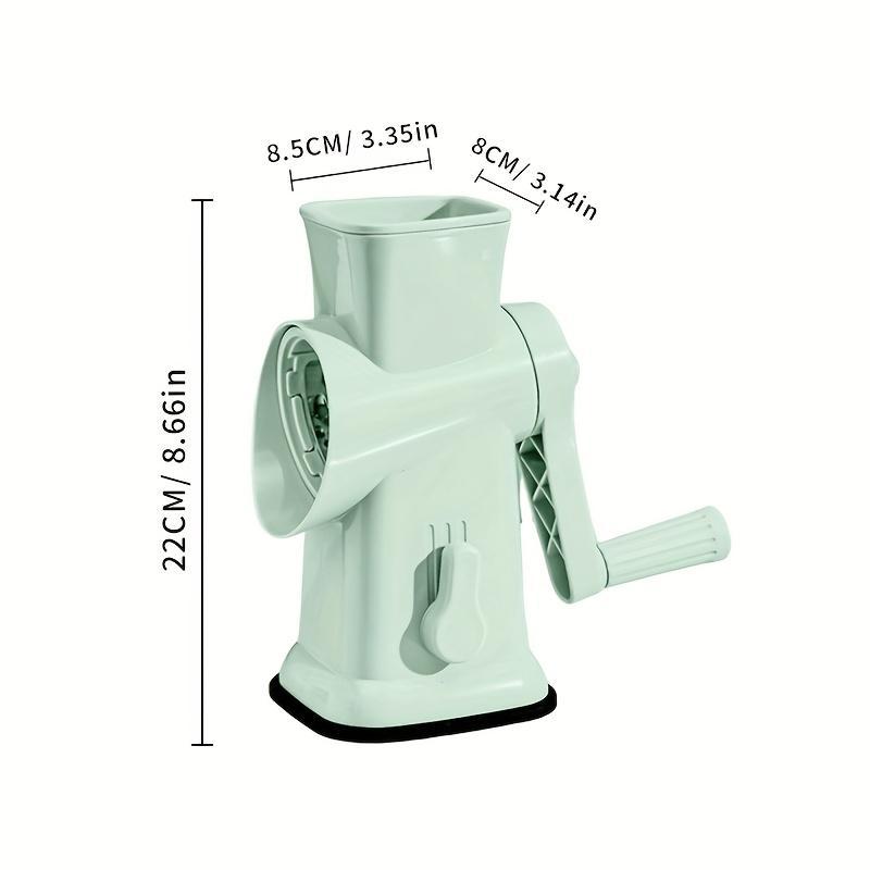 Manual Ice Maker Machine, Heavy-Duty Stainless & Plastic Hand-Crank Ice Crusher, Portable No-Electricity Ice Maker with Operation, Suitable for Home Outdoor Ice Businesses