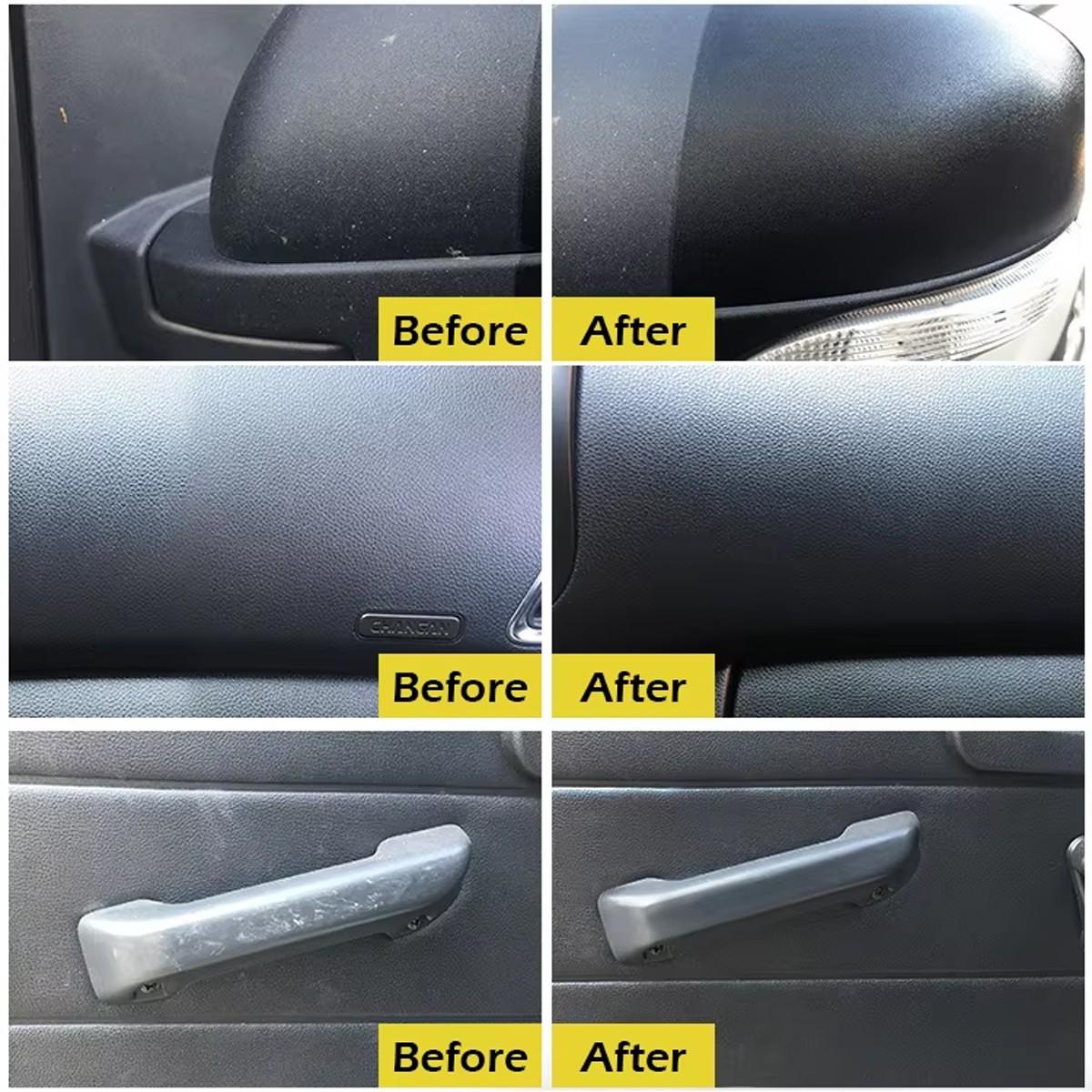 100ML Car Plastic Restorer, Back to Gloss, Car Products, Plastic Restore, Auto Polish, Repair Coating, Renovator, Durable Finish