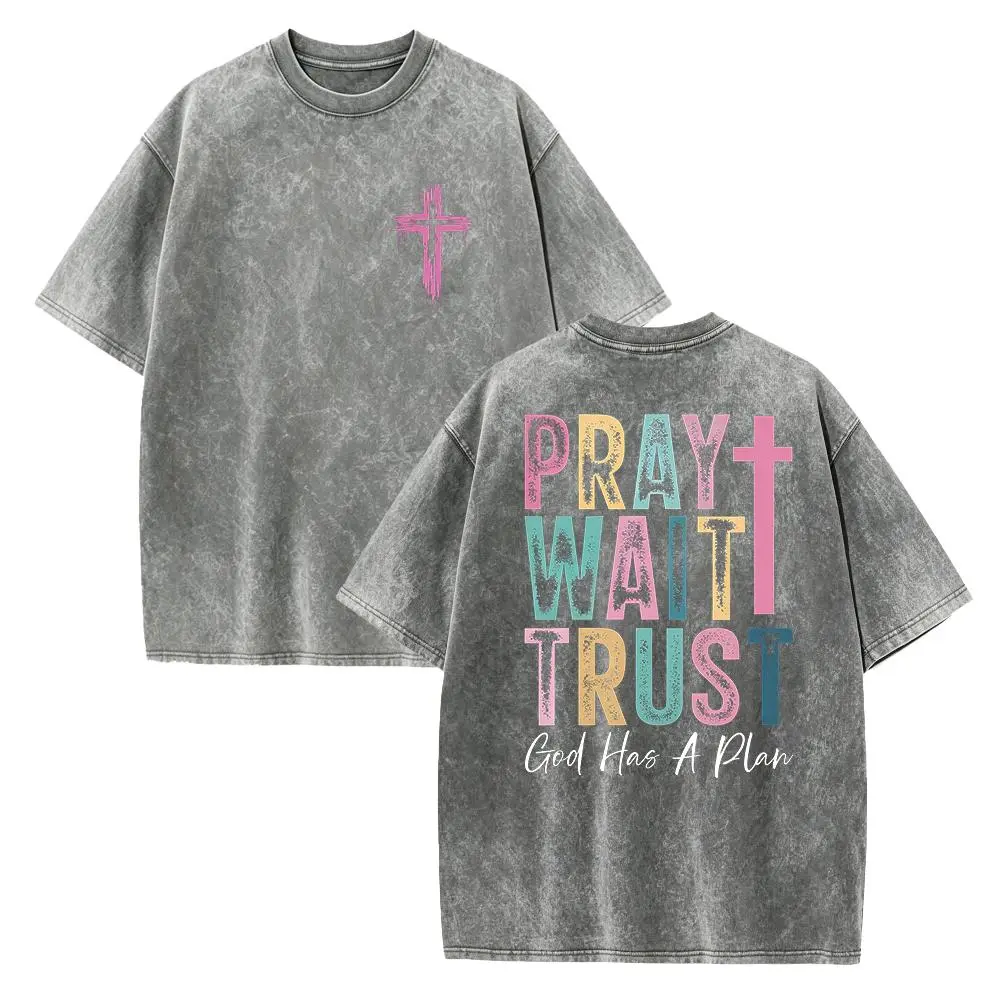 Washed T-shirt-Grey