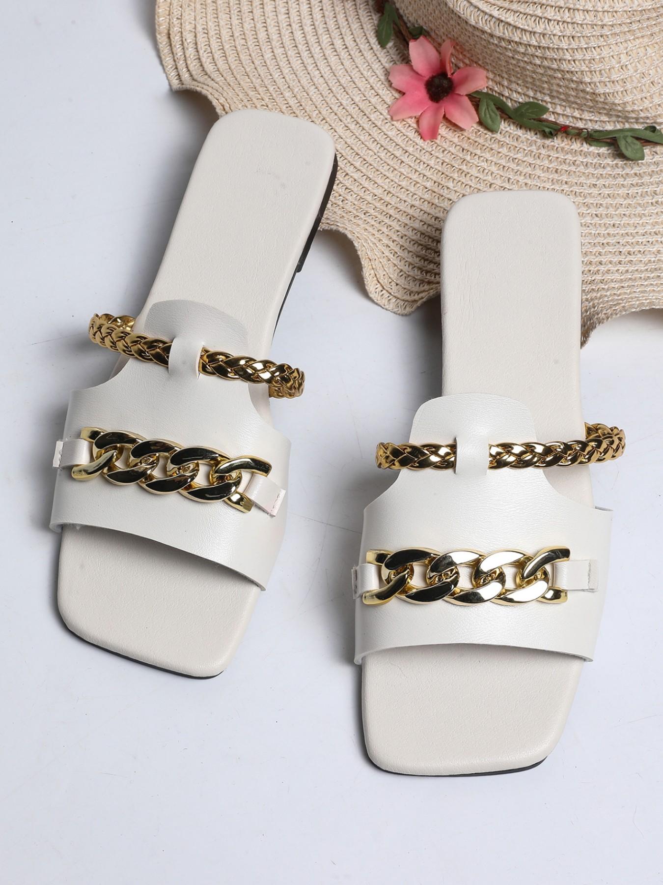 Summer New Fashion Flat Sandals, Comfortable Casual Shoes for Outdoor & Beach Wear, Stylish Summer Footwear for Women