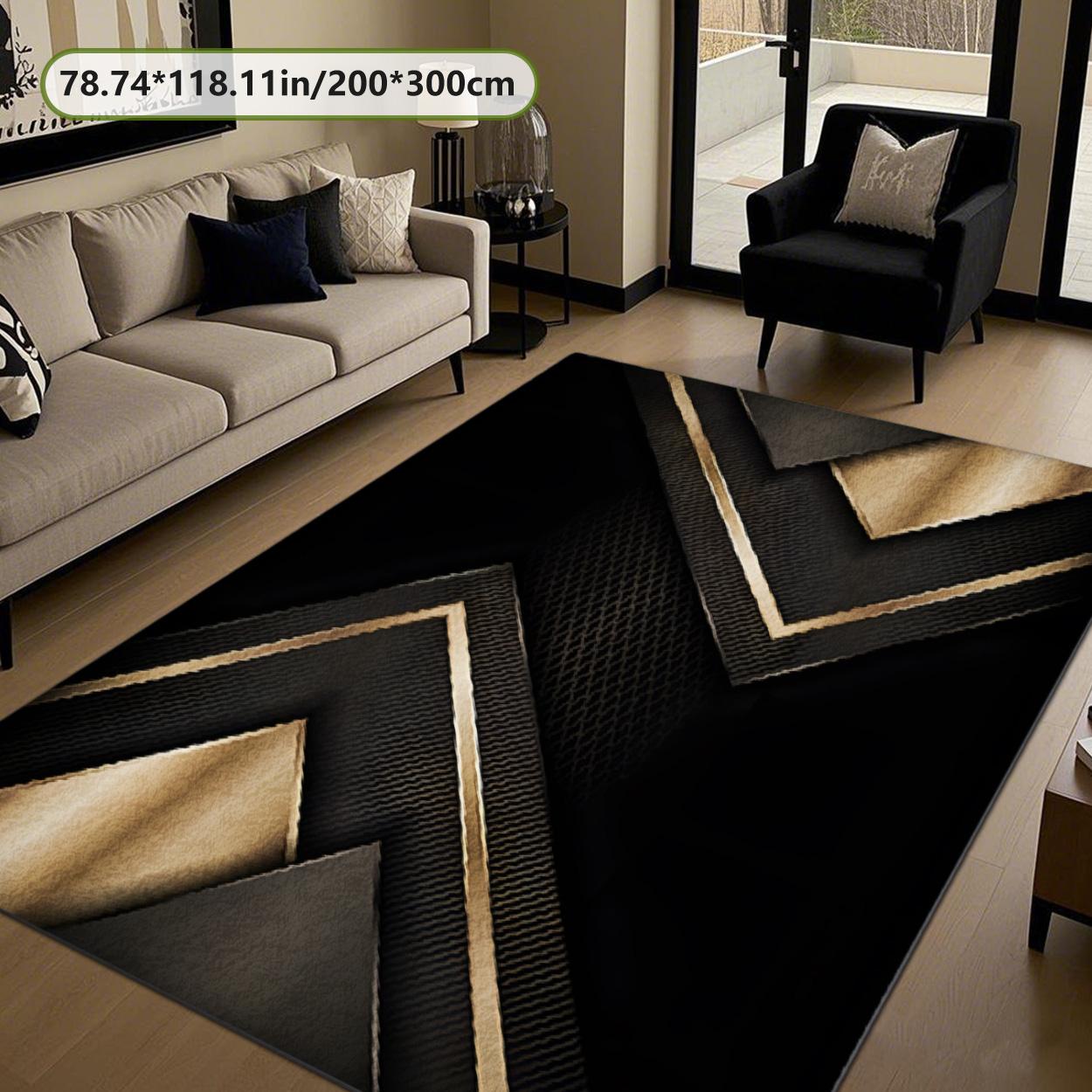Velvet soft and comfortable patterned printed carpet, suitable for multiple scenarios, available in various sizes, soft and non-shedding.