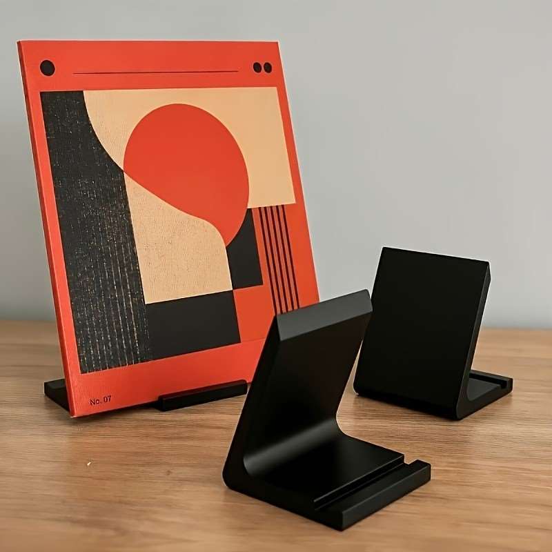 Vinyl Record Stand Desk Display Rack Vertical Storage Holder for LP Albums Music Studio Home Decor Tabletop