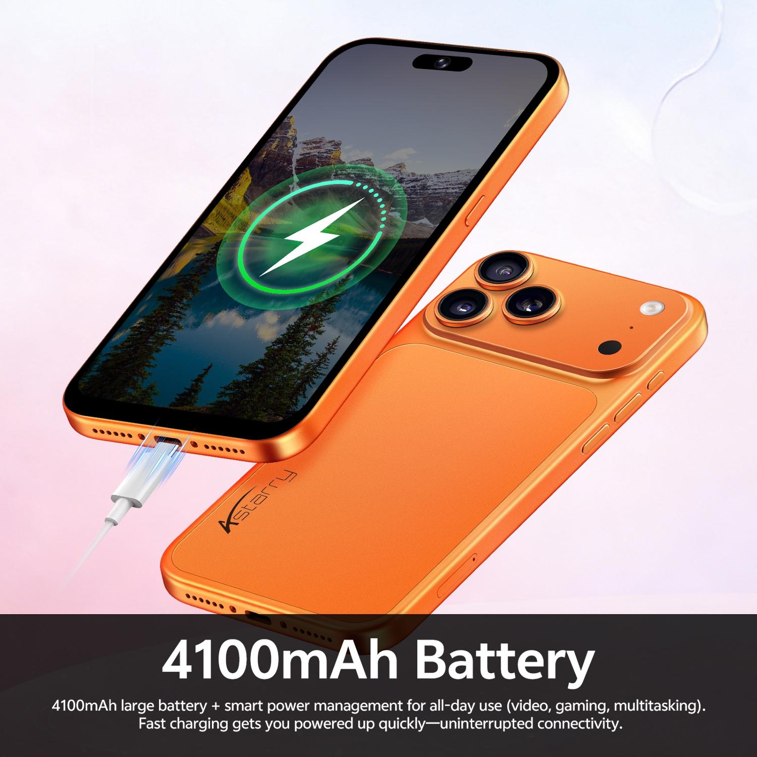 Astarry 17 Pro Max Smartphone, 3gb+32GB RAM, 6.75-Inch Screen, Quad-Core Processor, 4100mah Battery, Android 12.0 Os, 4g Full Network, Large Screen Smartphone