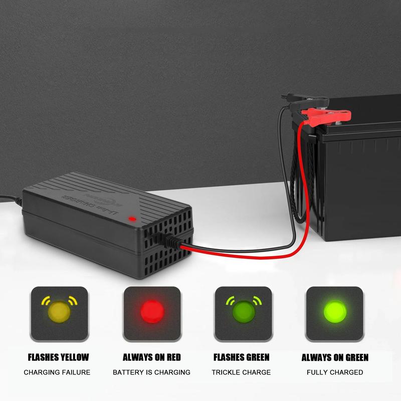 KUNLUN 14.6V 20A LiFePO4 Battery Charger for 12V Lithium Iron Phosphate Battery KUNLUN 14.6V 20A LiFePO4 Battery Charger for 12V Lithium Iron Phosphate Battery