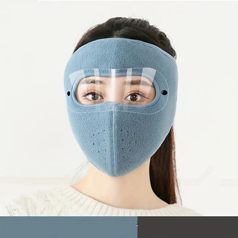 Winter Windproof HD Goggles & Anti-Fog Set, Full Face Outdoor Cycling Skiing Gear, Breathable Unisex Gift for Christmas, Outdoor Dustproof Mask