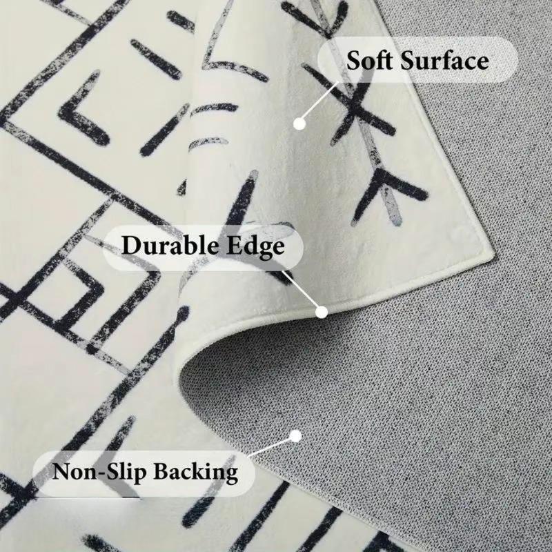 1pc Dopamine Rainbow Color Carpet Gradient Bedroom Decor Decorative Rug Irregular Shape Soft Area Rug Bedside Plush Carpet Luxury Ins Style Living Room Carpet Home Large Area Lounge Closet Carpet Washable Study Lounge Anti-slip Floor Mat