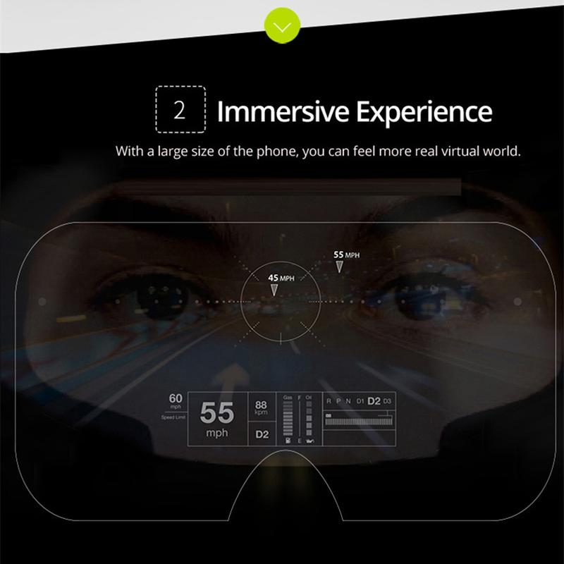 VR Glasses, 3D Virtual Reality Glasses, Head-mounted Adjustable Lens VR Glasses, Mobile Phone VR Goggles, Headset Helmet for iPhone Android Smartphone, VR Headsets