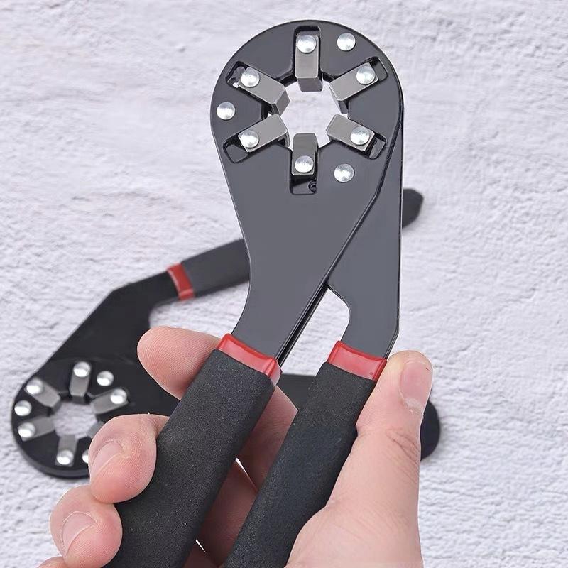 Magic Wrench Multi-Function Adjustable Torque Wrench, Clips External Hexagon, Durable Hand Tool for Mechanics & DIY Projects