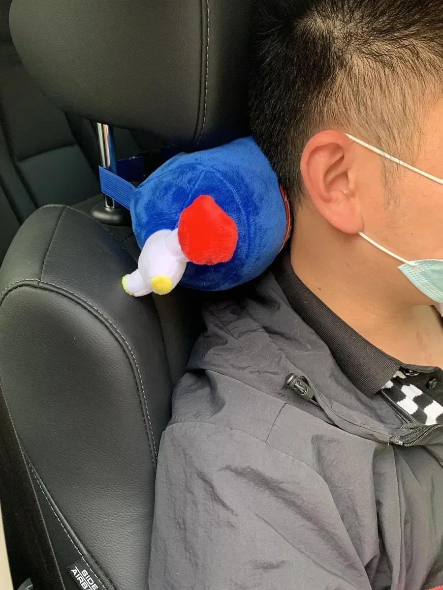 NOS Nitrous Oxide Bottle New Plush Toys Pillow Stuffed Soft Turbo JDM Cushion Gifts Car Decor Headrest Backrest Seat Neck